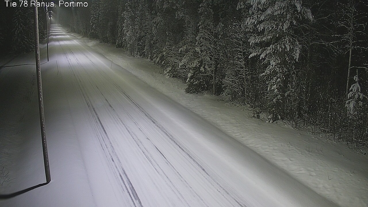 Weather Camera Image Väg 78 Ranua Portimo_Kevyt, Ranua, Lappi