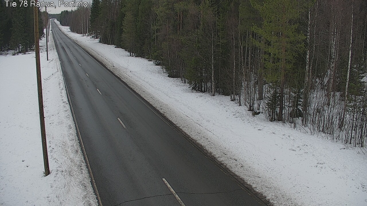 Weather Camera Image Road 78 Ranua Portimo_Kevyt, Ranua, Lappi