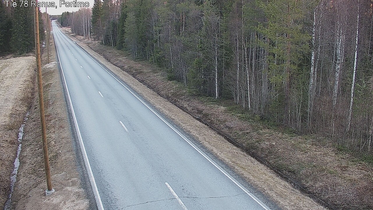 Weather Camera Image Väg 78 Ranua Portimo_Kevyt, Ranua, Lappi