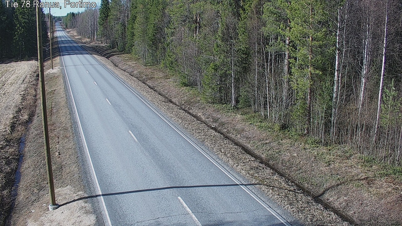Weather Camera Image Väg 78 Ranua Portimo_Kevyt, Ranua, Lappi