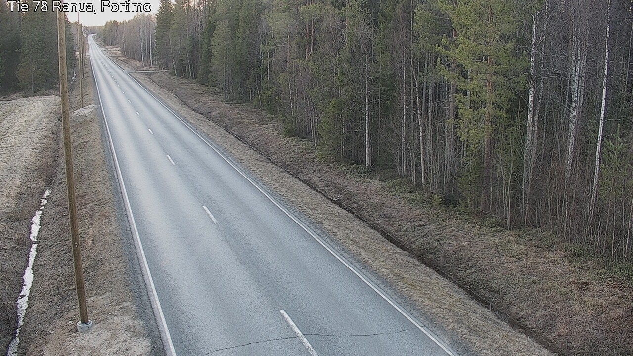 Weather Camera Image Väg 78 Ranua Portimo_Kevyt, Ranua, Lappi