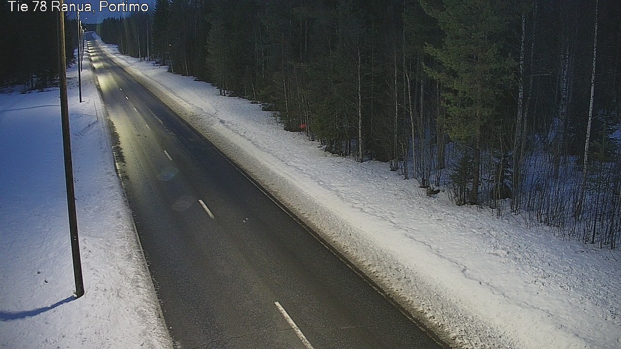 Kelikamerat Kuva Tie 78 Ranua Portimo_Kevyt, Ranua, Lappi