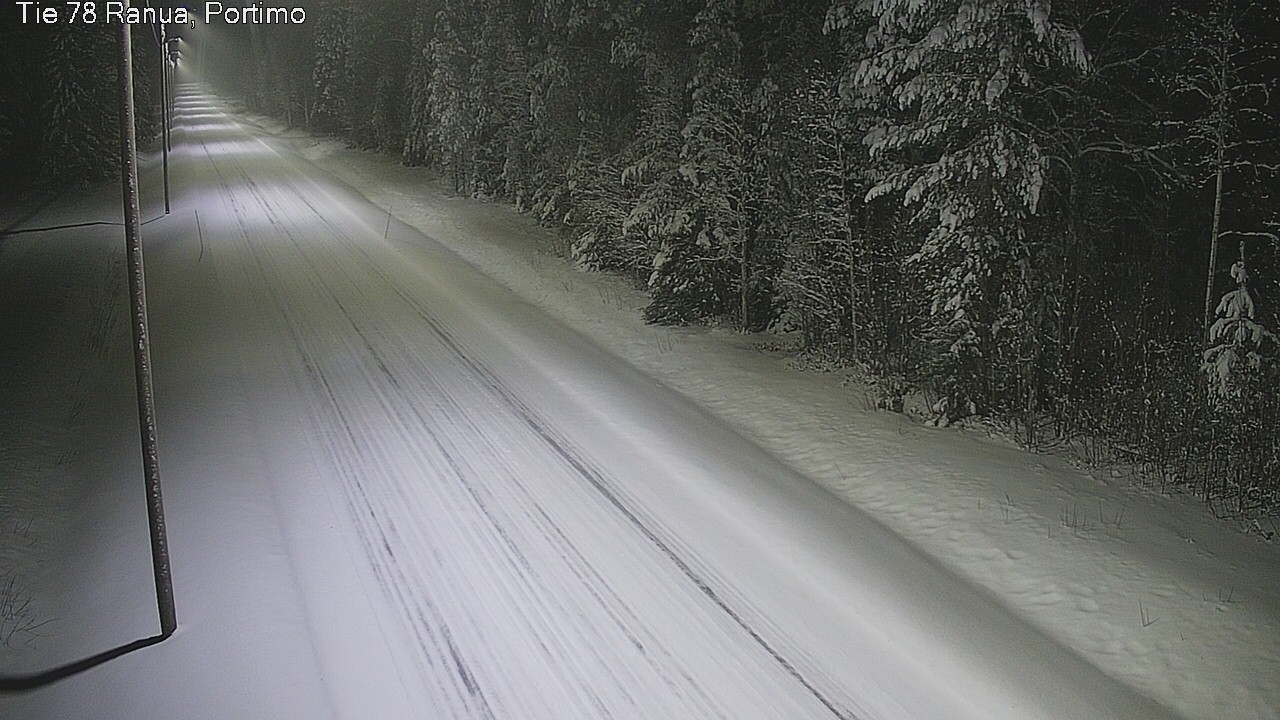 Weather Camera Image Väg 78 Ranua Portimo_Kevyt, Ranua, Lappi