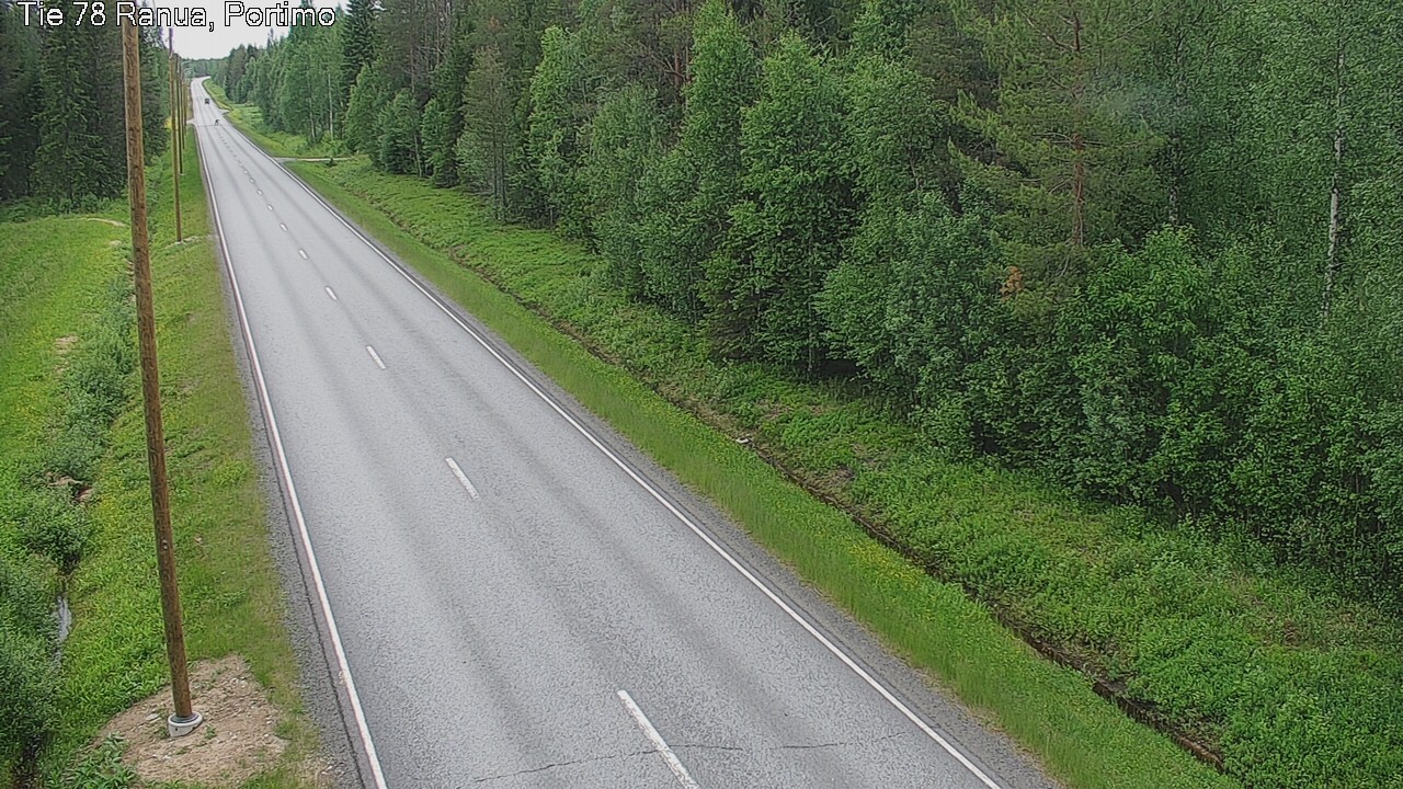 Weather Camera Image Väg 78 Ranua Portimo_Kevyt, Ranua, Lappi