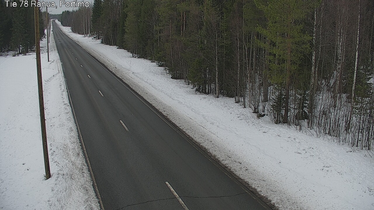 Weather Camera Image Väg 78 Ranua Portimo_Kevyt, Ranua, Lappi