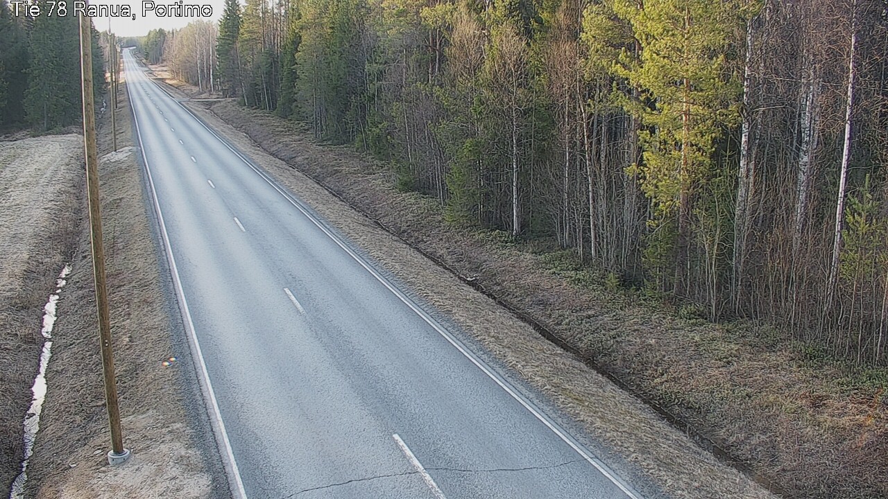 Weather Camera Image Väg 78 Ranua Portimo_Kevyt, Ranua, Lappi