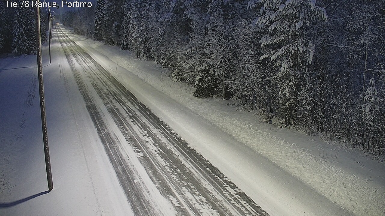 Weather Camera Image Väg 78 Ranua Portimo_Kevyt, Ranua, Lappi