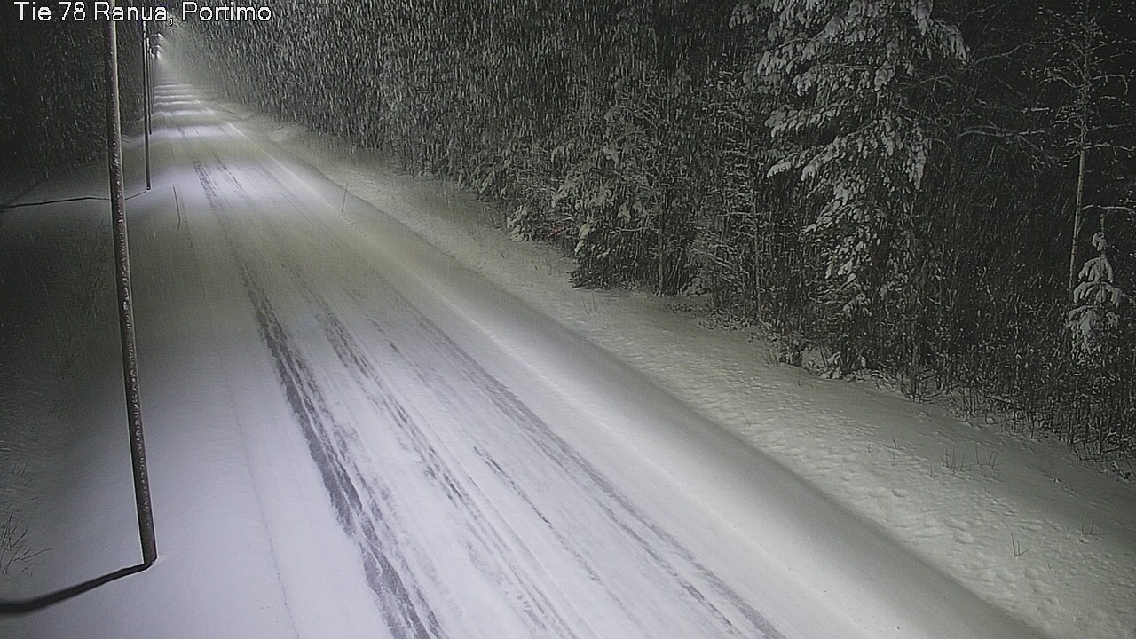 Weather Camera Image Väg 78 Ranua Portimo_Kevyt, Ranua, Lappi