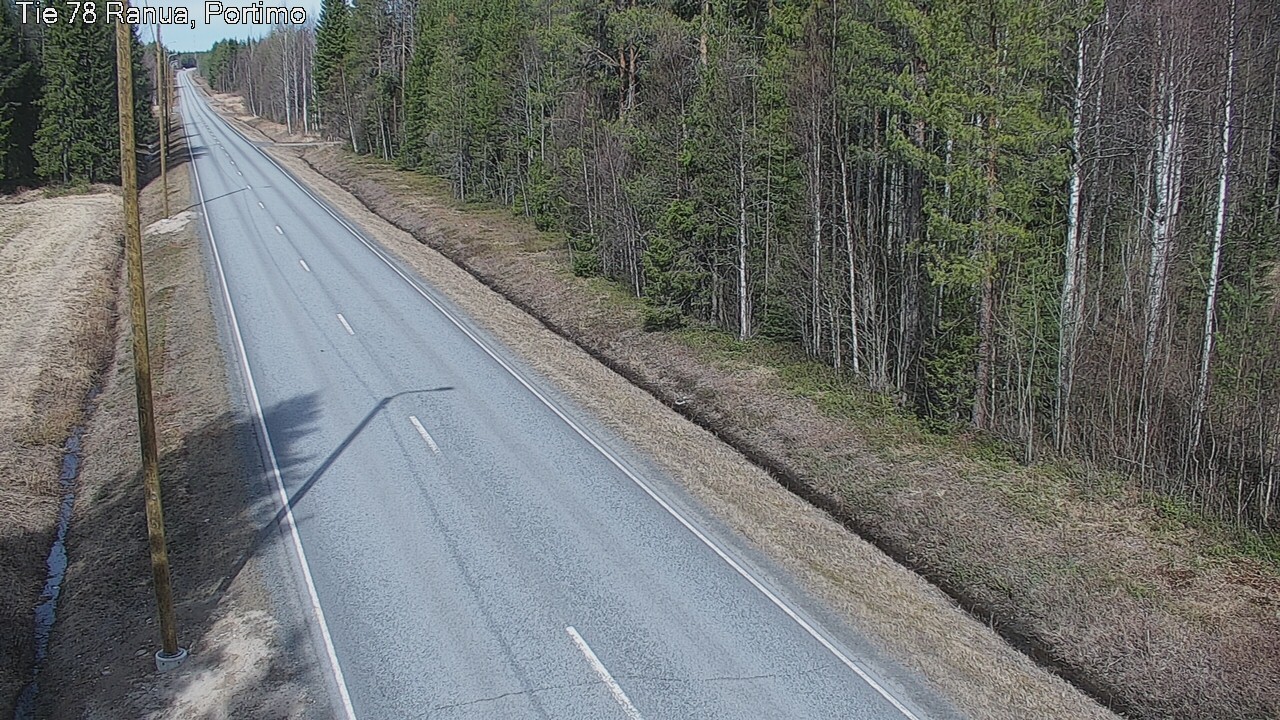 Weather Camera Image Väg 78 Ranua Portimo_Kevyt, Ranua, Lappi