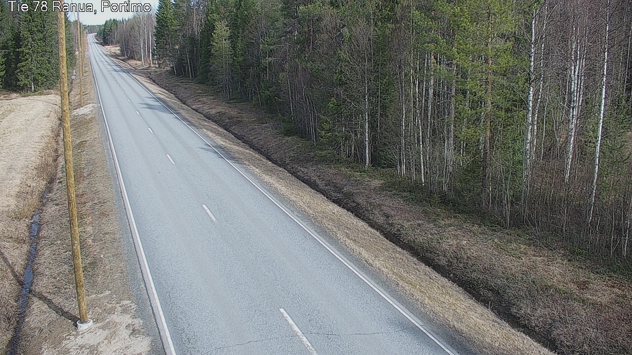 Weather Camera Image Väg 78 Ranua Portimo_Kevyt, Ranua, Lappi