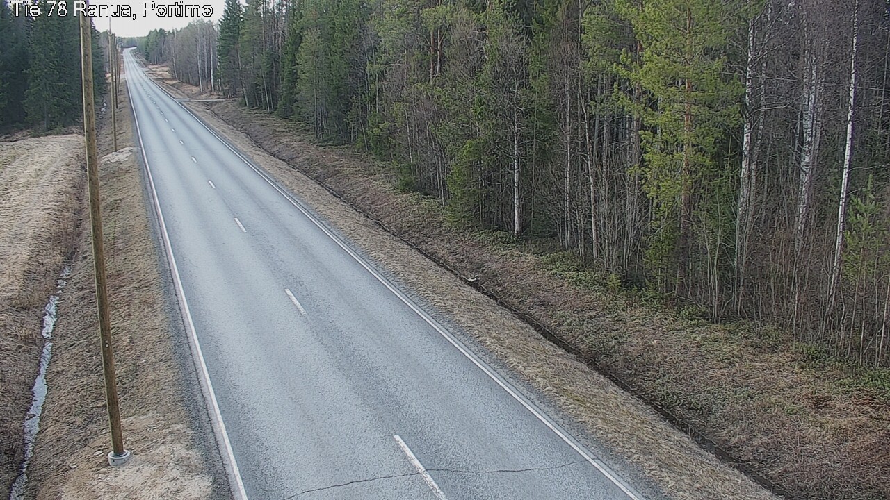 Weather Camera Image Väg 78 Ranua Portimo_Kevyt, Ranua, Lappi