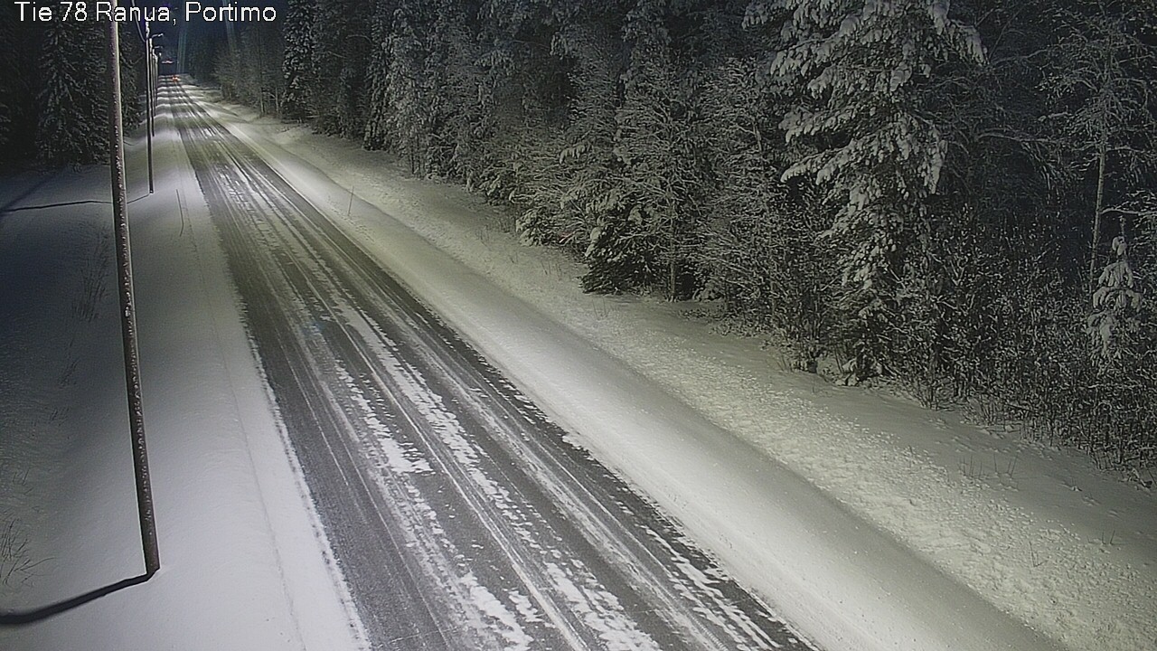 Weather Camera Image Väg 78 Ranua Portimo_Kevyt, Ranua, Lappi