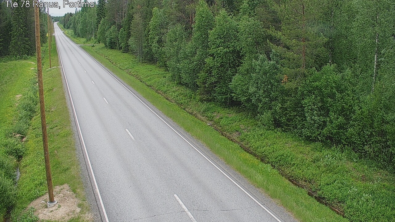 Weather Camera Image Road 78 Ranua Portimo_Kevyt, Ranua, Lappi