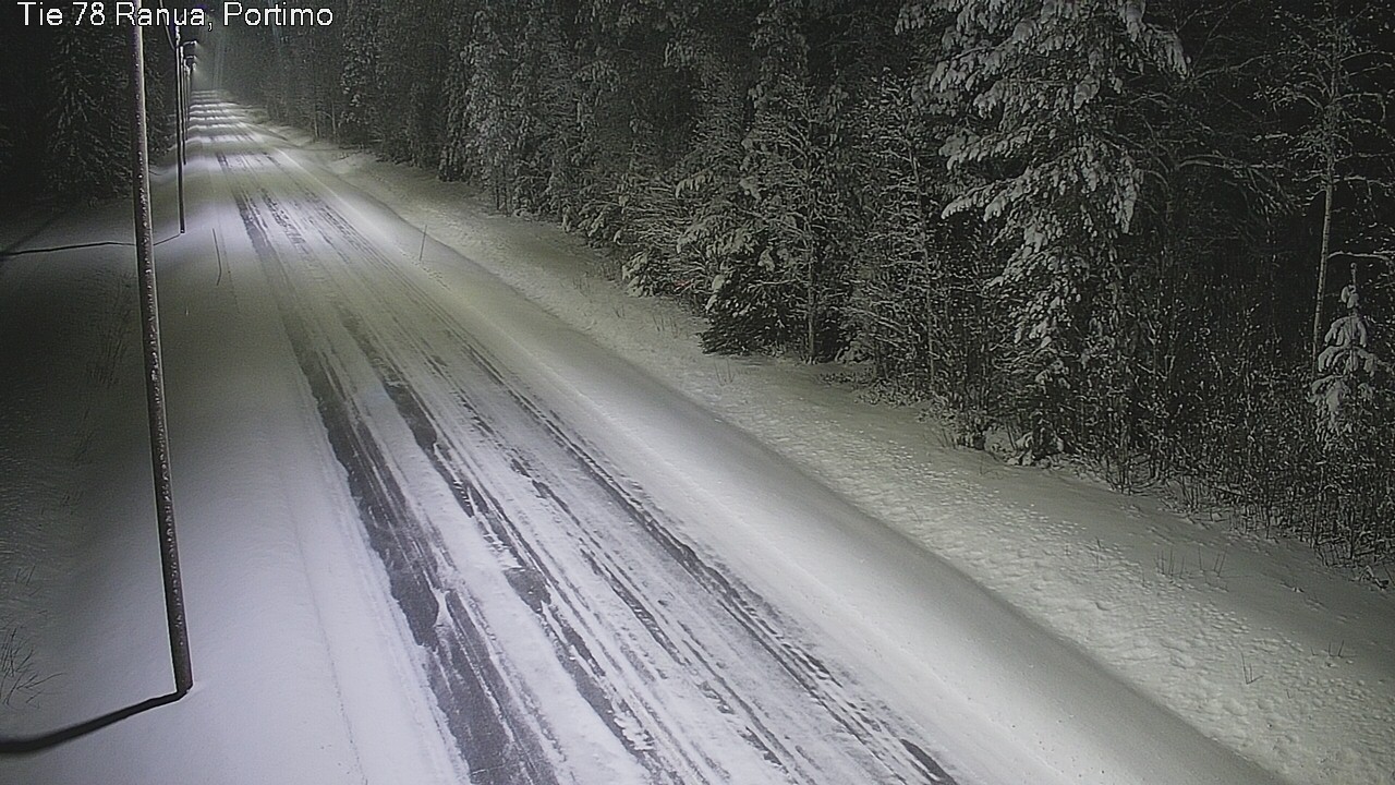 Weather Camera Image Väg 78 Ranua Portimo_Kevyt, Ranua, Lappi