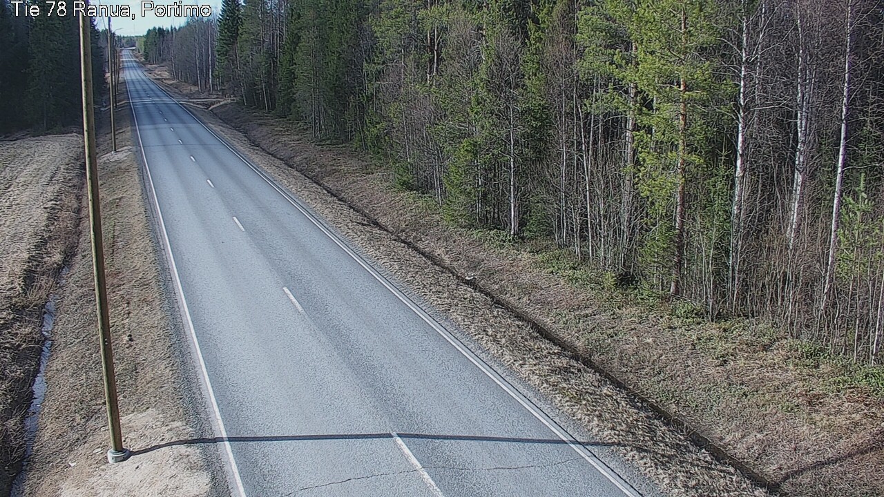 Weather Camera Image Väg 78 Ranua Portimo_Kevyt, Ranua, Lappi
