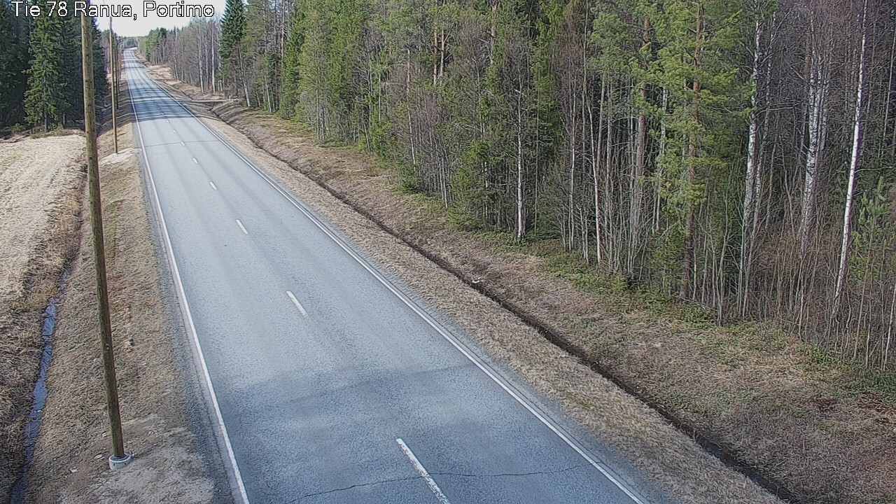 Weather Camera Image Väg 78 Ranua Portimo_Kevyt, Ranua, Lappi