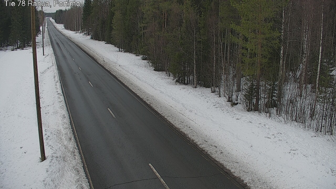 Weather Camera Image Road 78 Ranua Portimo_Kevyt, Ranua, Lappi