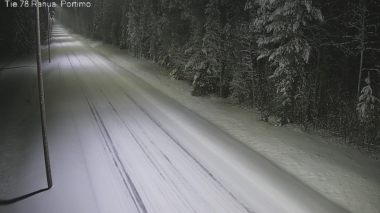 Weather Camera Image Väg 78 Ranua Portimo_Kevyt, Ranua, Lappi