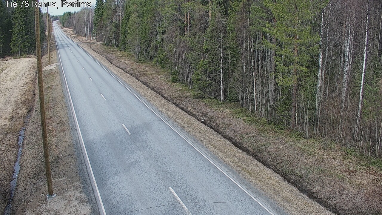 Weather Camera Image Väg 78 Ranua Portimo_Kevyt, Ranua, Lappi