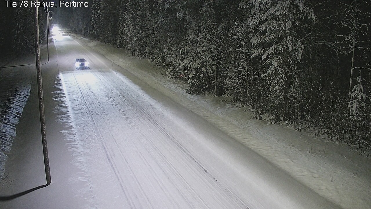 Weather Camera Image Väg 78 Ranua Portimo_Kevyt, Ranua, Lappi