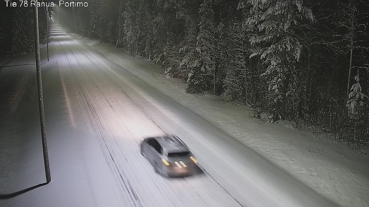 Weather Camera Image Väg 78 Ranua Portimo_Kevyt, Ranua, Lappi