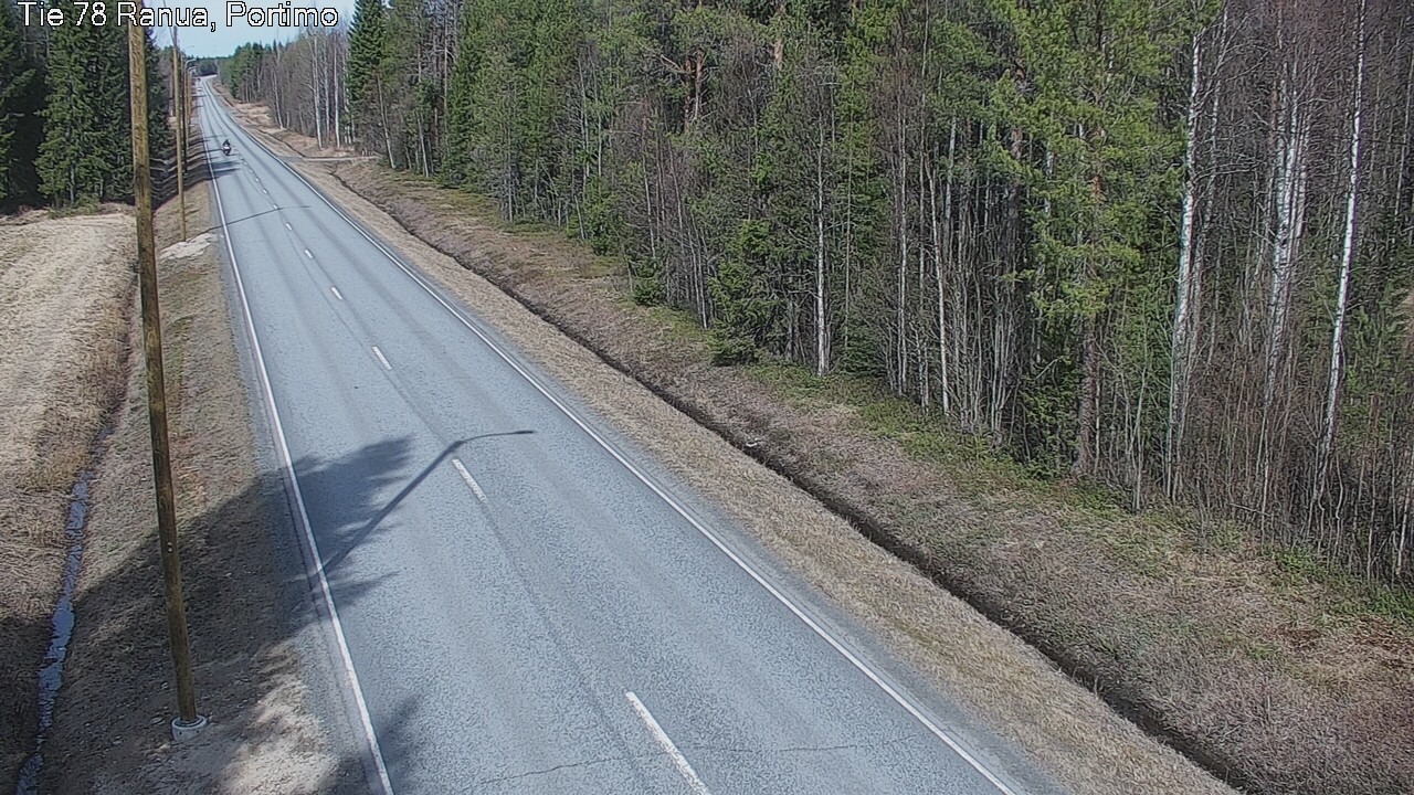 Weather Camera Image Väg 78 Ranua Portimo_Kevyt, Ranua, Lappi