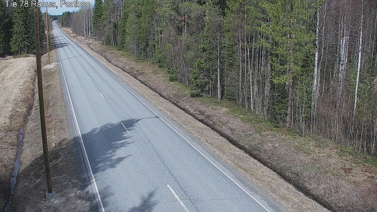 Weather Camera Image Väg 78 Ranua Portimo_Kevyt, Ranua, Lappi