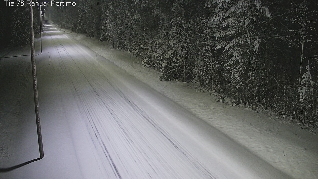 Weather Camera Image Väg 78 Ranua Portimo_Kevyt, Ranua, Lappi