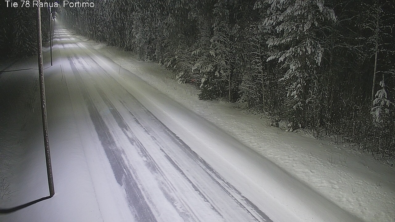 Weather Camera Image Väg 78 Ranua Portimo_Kevyt, Ranua, Lappi