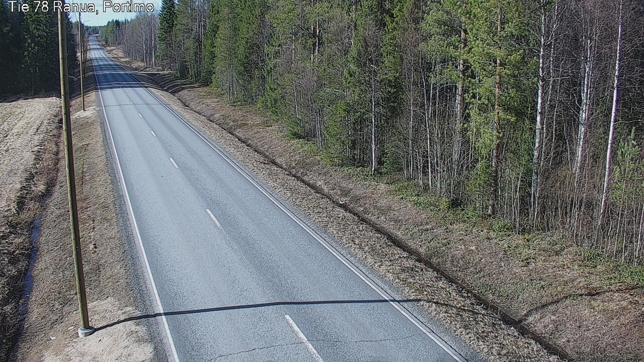 Weather Camera Image Väg 78 Ranua Portimo_Kevyt, Ranua, Lappi