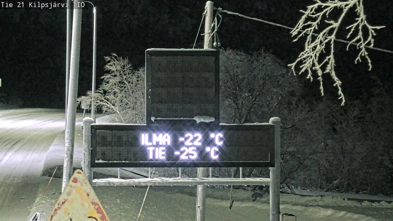 Kelikamerat Kuva Kilpisjärven TIO-taulun seuranta, Enontekiö, Lappi