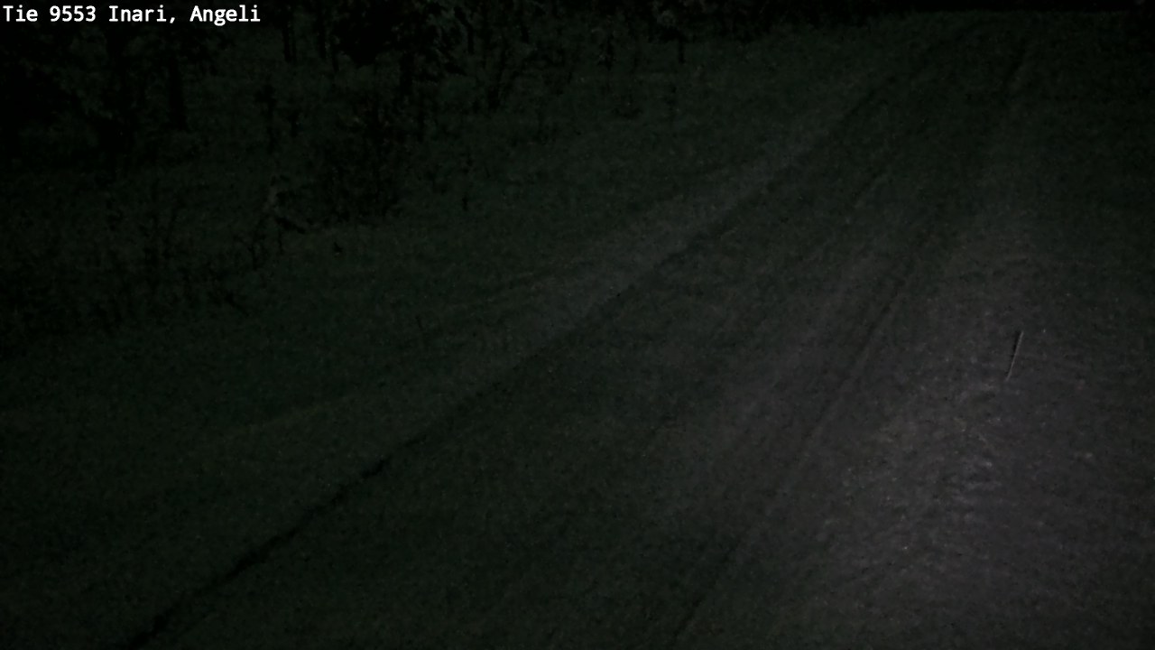 Weather Camera Image Väg 9553 Inari, Angeli, Lintupuolivaara, Inari, Lappi