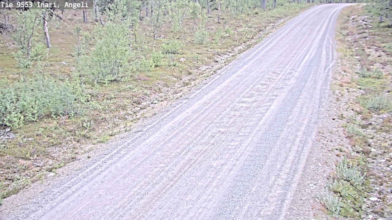 Kelikamerat Kuva Tie 9553 Inari, Angeli, Lintupuolivaara, Inari, Lappi