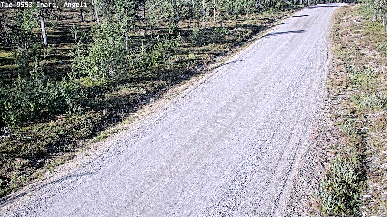 Weather Camera Image Road 9553 Inari, Angeli, Lintupuolivaara, Inari, Lappi