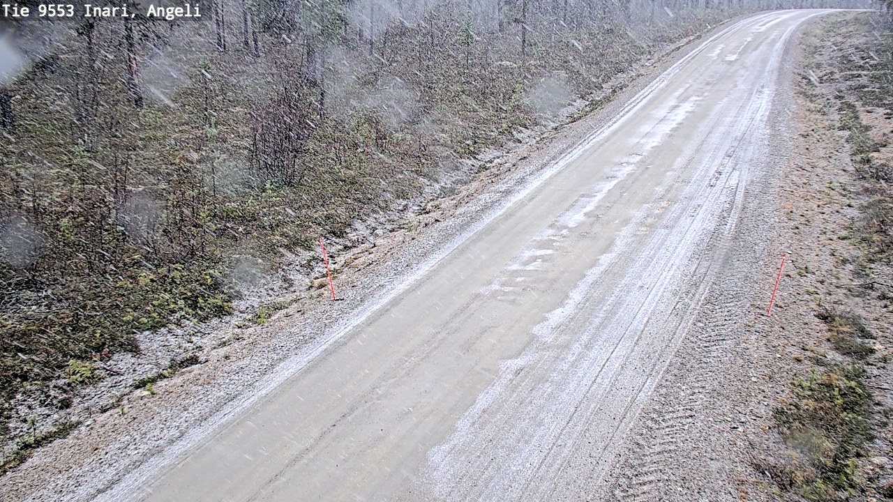 Kelikamerat Kuva Tie 9553 Inari, Angeli, Lintupuolivaara, Inari, Lappi