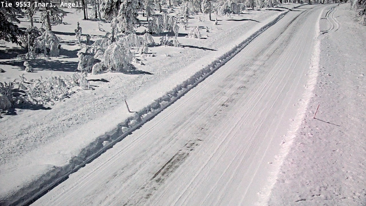Kelikamerat Kuva Tie 9553 Inari, Angeli, Lintupuolivaara, Inari, Lappi