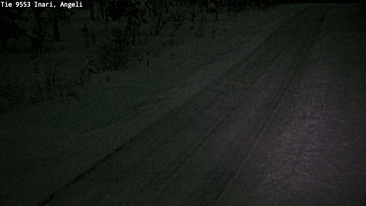 Weather Camera Image Road 9553 Inari, Angeli, Lintupuolivaara, Inari, Lappi