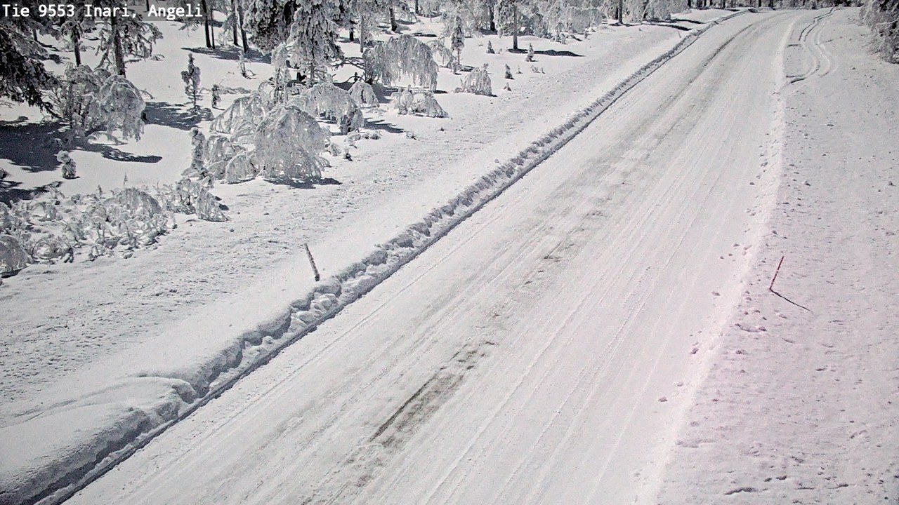 Kelikamerat Kuva Tie 9553 Inari, Angeli, Lintupuolivaara, Inari, Lappi