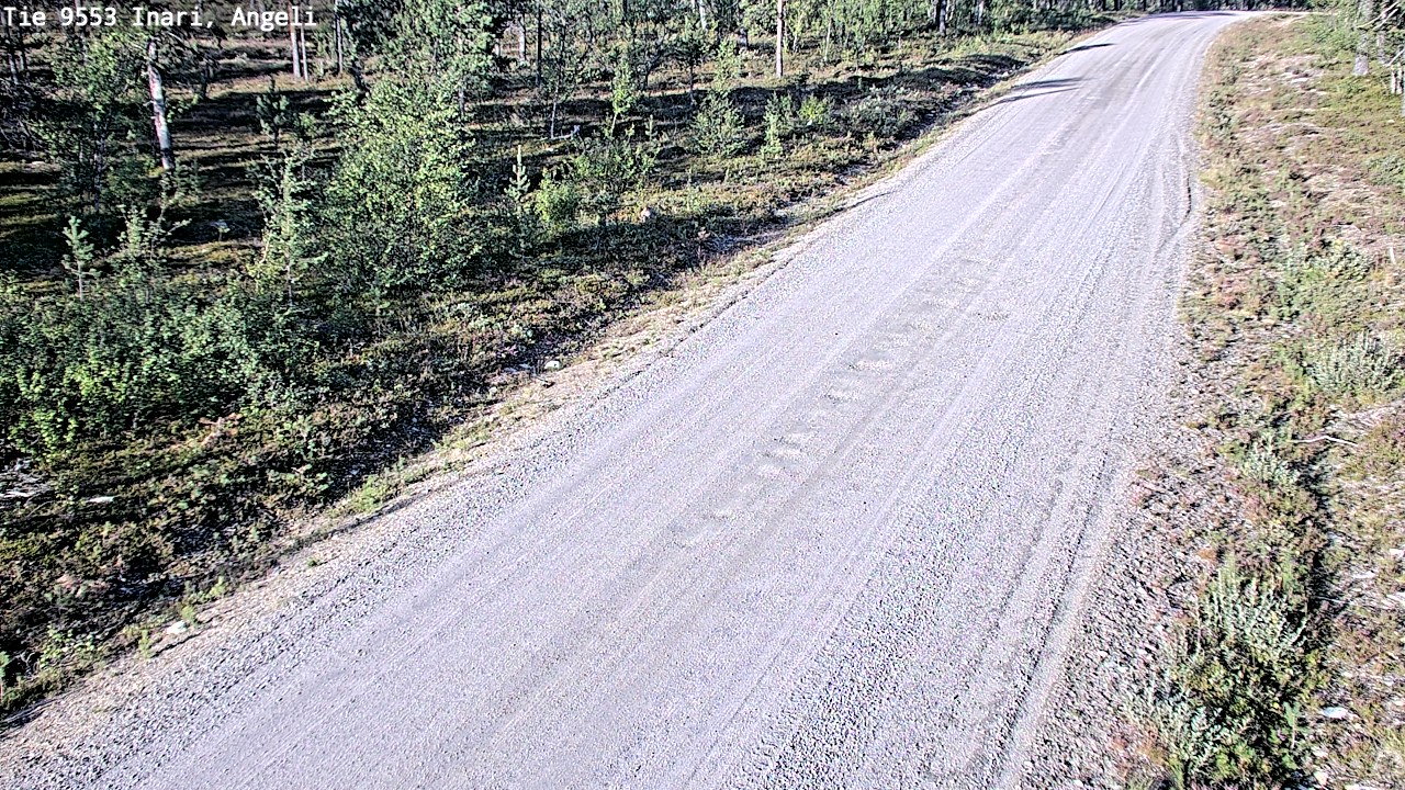 Weather Camera Image Road 9553 Inari, Angeli, Lintupuolivaara, Inari, Lappi