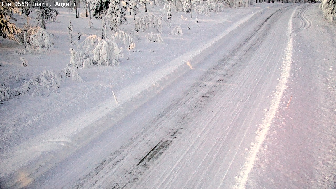 Kelikamerat Kuva Tie 9553 Inari, Angeli, Lintupuolivaara, Inari, Lappi