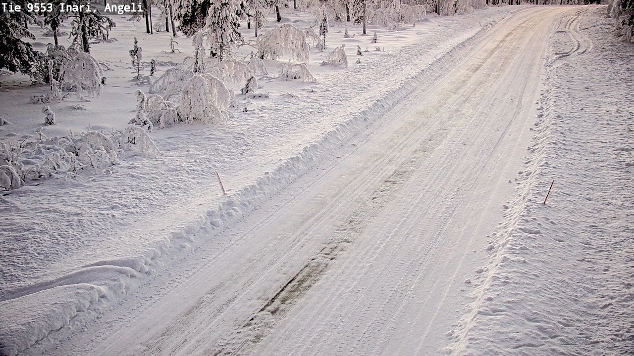Kelikamerat Kuva Tie 9553 Inari, Angeli, Lintupuolivaara, Inari, Lappi