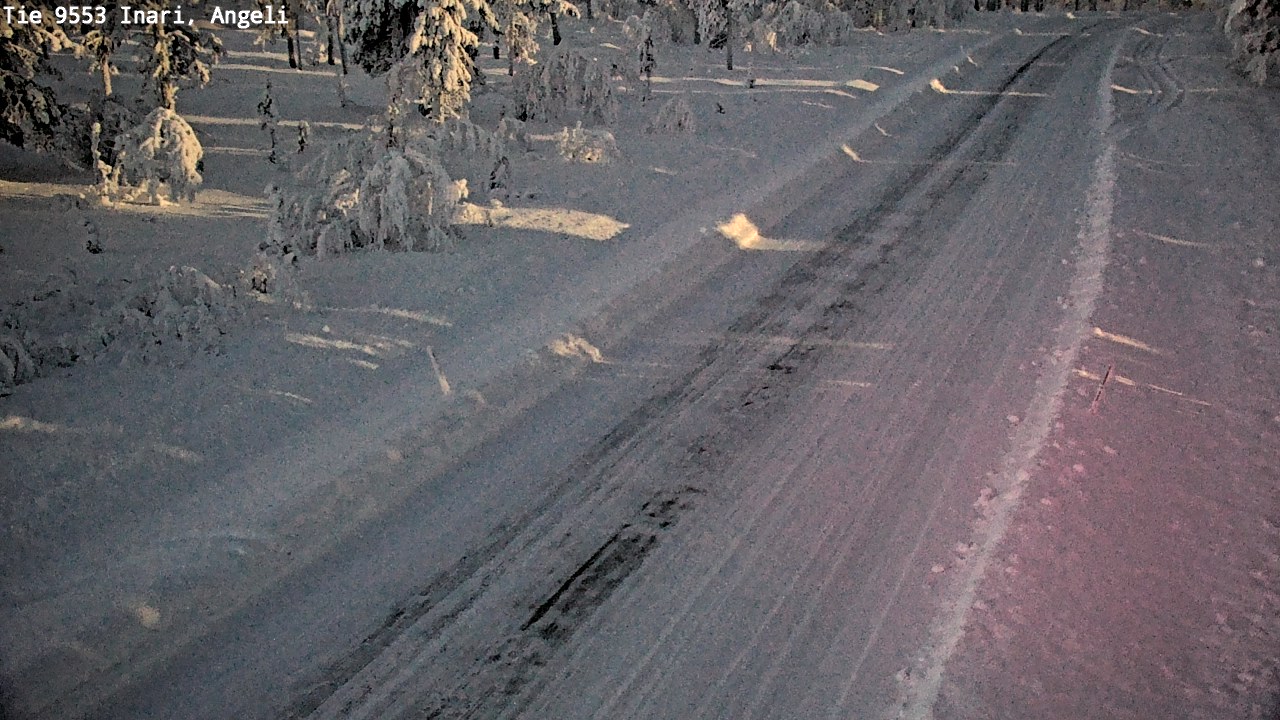 Kelikamerat Kuva Tie 9553 Inari, Angeli, Lintupuolivaara, Inari, Lappi