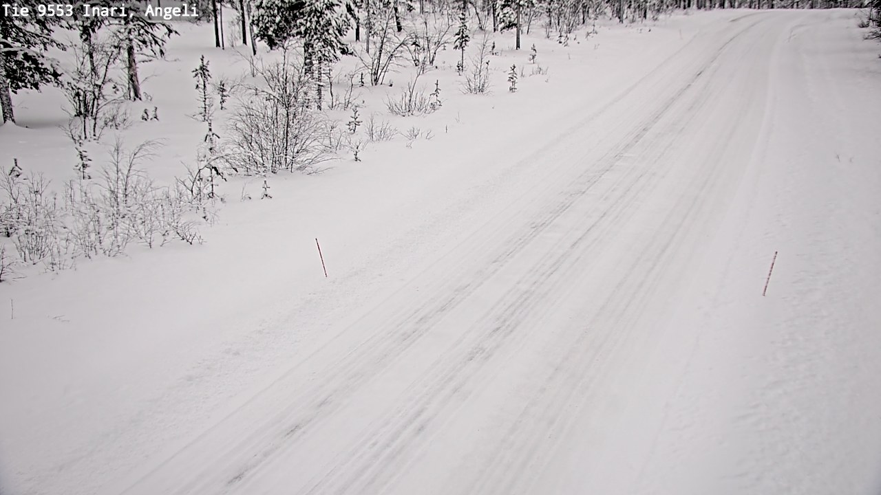 Kelikamerat Kuva Tie 9553 Inari, Angeli, Lintupuolivaara, Inari, Lappi