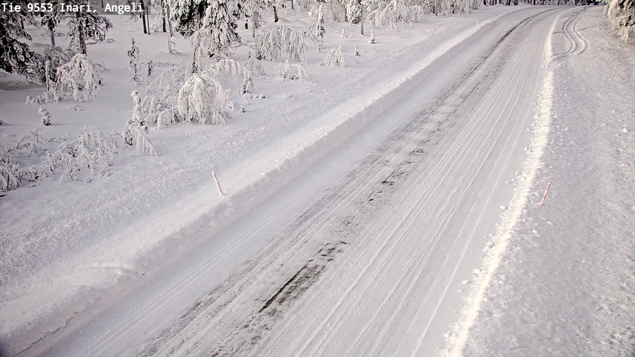Kelikamerat Kuva Tie 9553 Inari, Angeli, Lintupuolivaara, Inari, Lappi