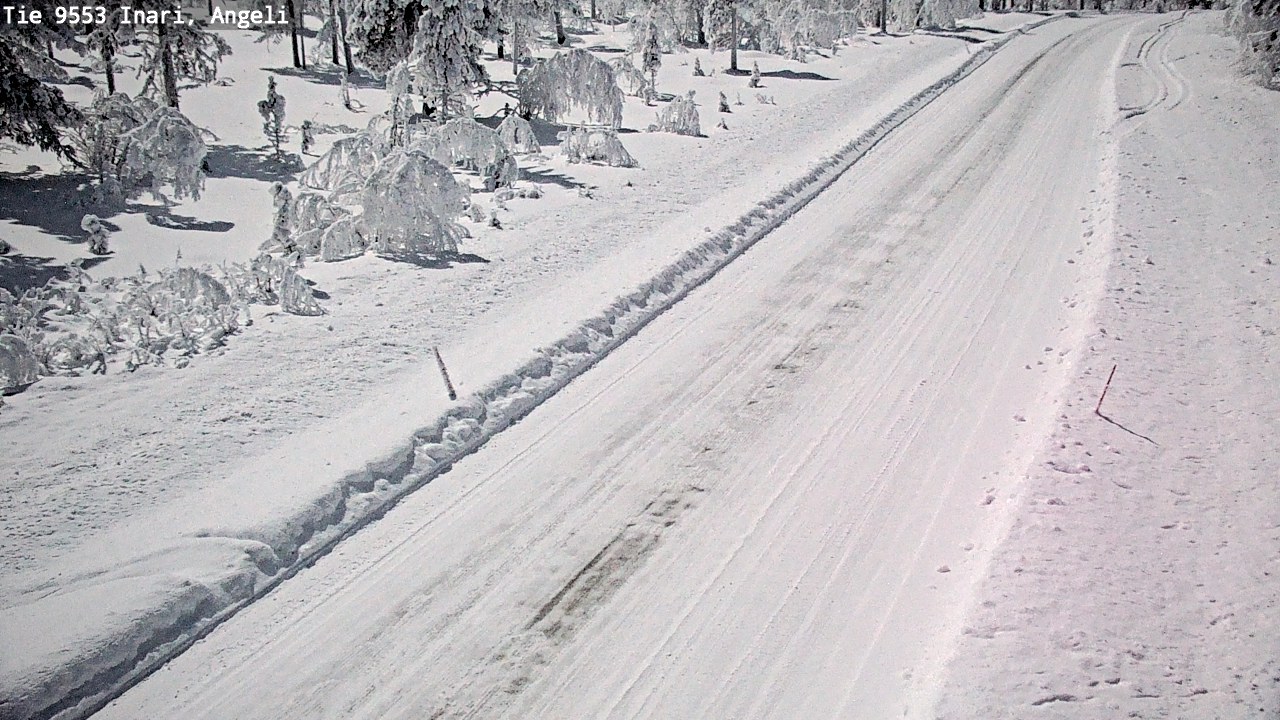 Kelikamerat Kuva Tie 9553 Inari, Angeli, Lintupuolivaara, Inari, Lappi