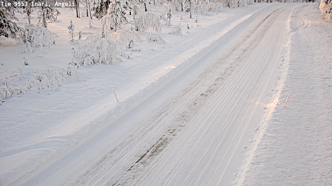 Kelikamerat Kuva Tie 9553 Inari, Angeli, Lintupuolivaara, Inari, Lappi