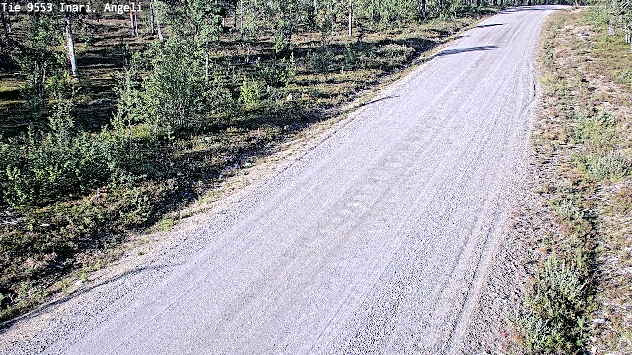 Weather Camera Image Road 9553 Inari, Angeli, Lintupuolivaara, Inari, Lappi
