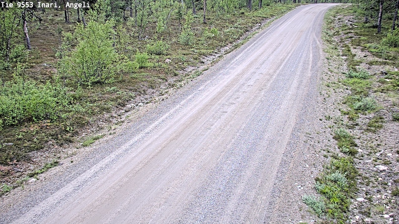 Kelikamerat Kuva Tie 9553 Inari, Angeli, Lintupuolivaara, Inari, Lappi