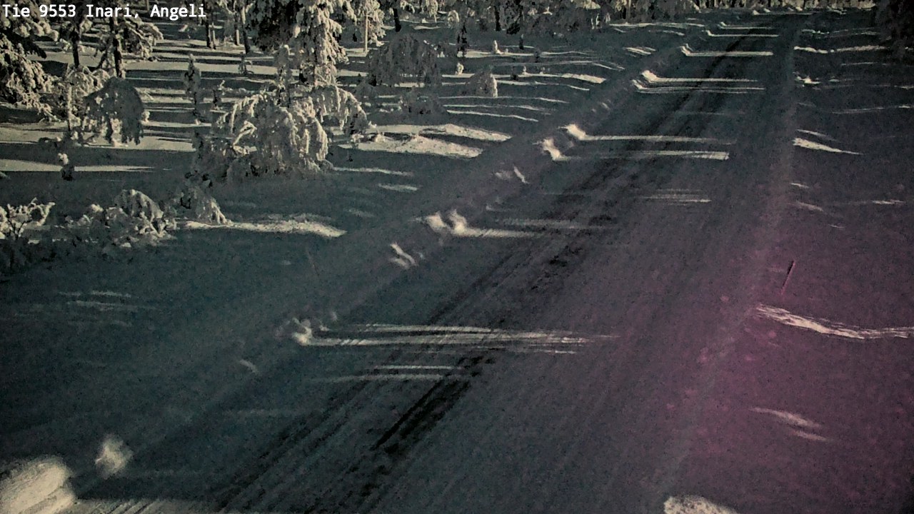 Kelikamerat Kuva Tie 9553 Inari, Angeli, Lintupuolivaara, Inari, Lappi