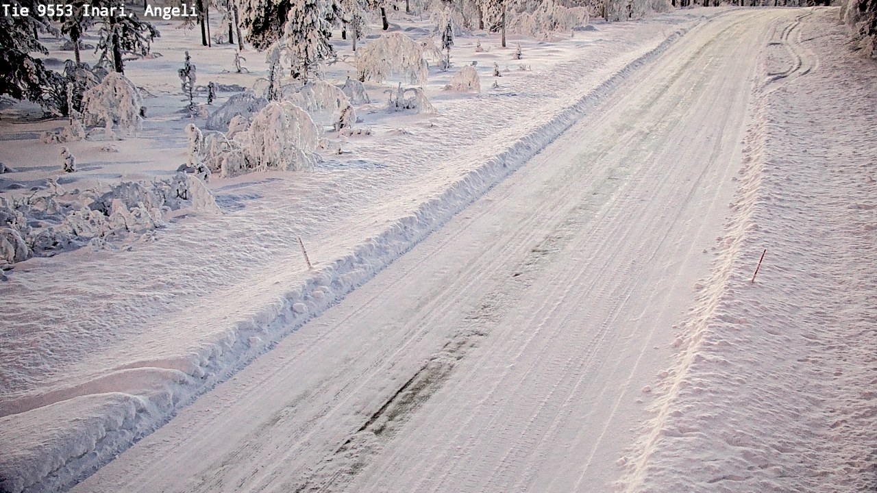Kelikamerat Kuva Tie 9553 Inari, Angeli, Lintupuolivaara, Inari, Lappi